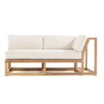 Arjuna Teak Outdoor Sofa Set - Natural Finish - Image 5
