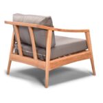 Raka Teak Lounge Chair with Cushion - Natural Finish - Image 4