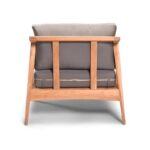 Raka Teak Lounge Chair with Cushion - Natural Finish - Image 5