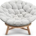 Aruna Rattan Teak Lounge Chair - Natural Finish - Image 2