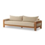Laras Teak Modular Sofa - Natural Beige Finish