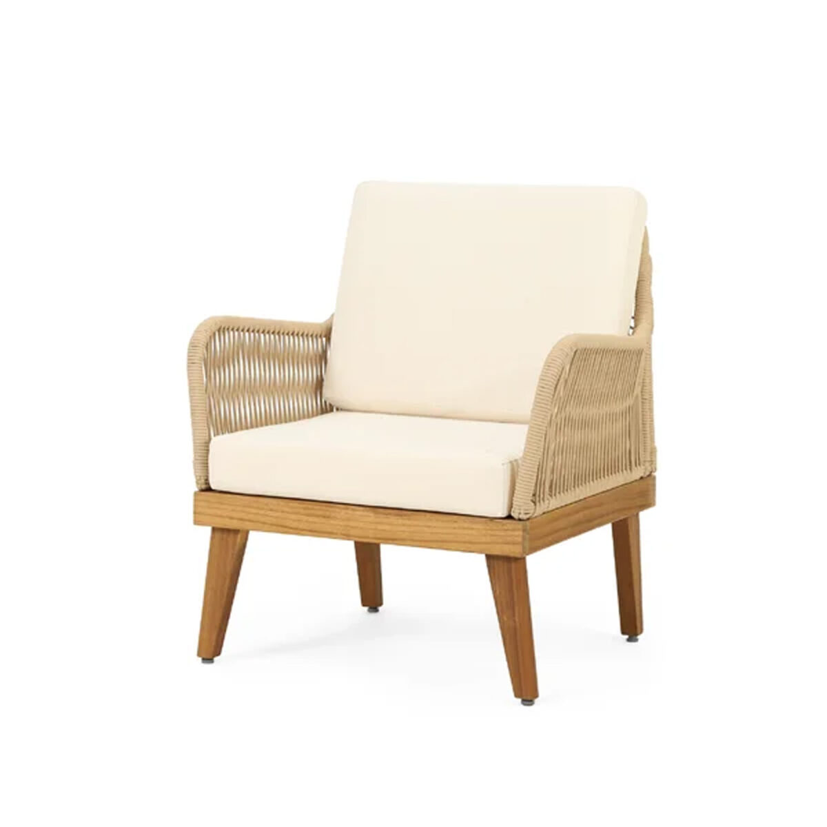 Aksara Teak Outdoor Sofa Set - Natural Finish - Image 5