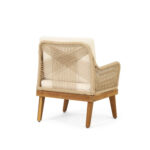 Aksara Teak Outdoor Sofa Set - Natural Finish - Image 6