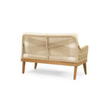 Aksara Teak Outdoor Sofa Set - Natural Finish - Image 4
