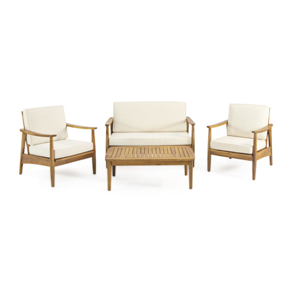 Kartini Teak Outdoor Sofa Set - Natural Finish