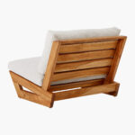 Arka Teak Lounge Chair - Natural Finish - Image 4