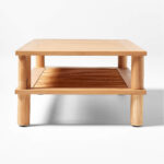 Candra Teak Coffee Table - Natural Finish - Image 3