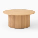 Citra Round Coffee Table - Natural Oak Finish