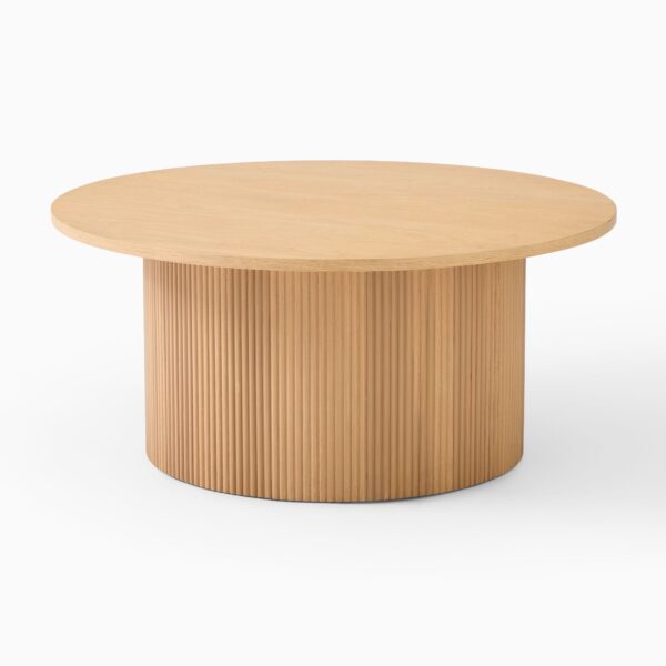 Citra Round Coffee Table - Natural Oak Finish