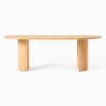 Java Teak Oval Pedestal Dining Table - Image 3