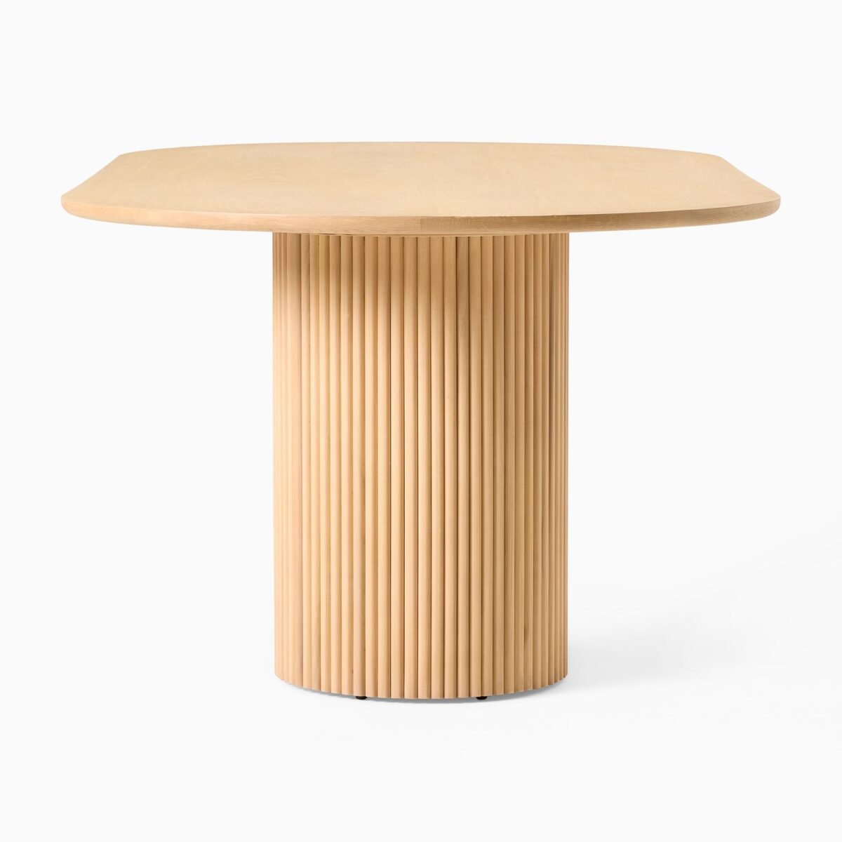 Java Teak Oval Pedestal Dining Table - Image 4