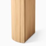 Java Teak Oval Pedestal Dining Table - Image 6
