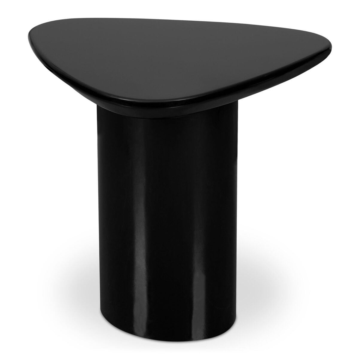 Brata Teak Side Table - Black Finish - Image 3