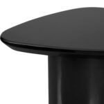 Brata Teak Side Table - Black Finish - Image 2