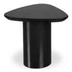 Brata Teak Side Table - Black Finish