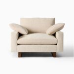 Harmony Teak Lounge Chair - Beige Finish - Image 2