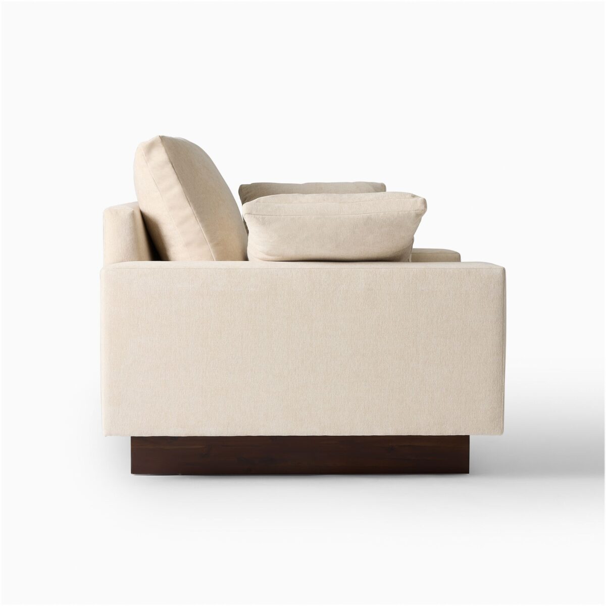 Harmony Teak Lounge Chair - Beige Finish - Image 3