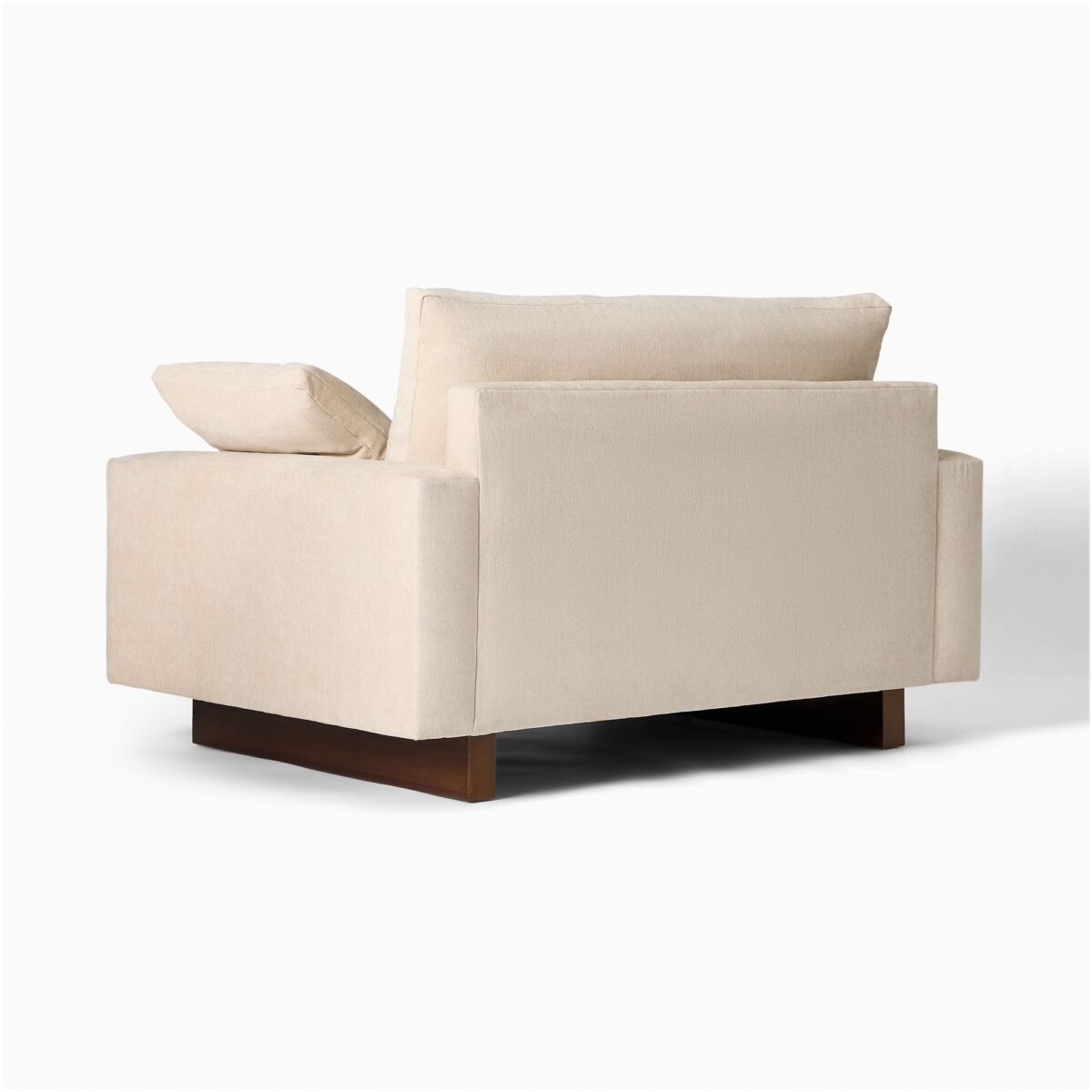 Harmony Teak Lounge Chair - Ivory Finish - Image 4