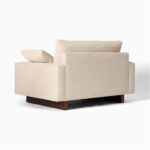 Harmony Teak Lounge Chair - Ivory Finish - Image 4