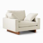 Harmony Teak Lounge Chair - Beige Finish