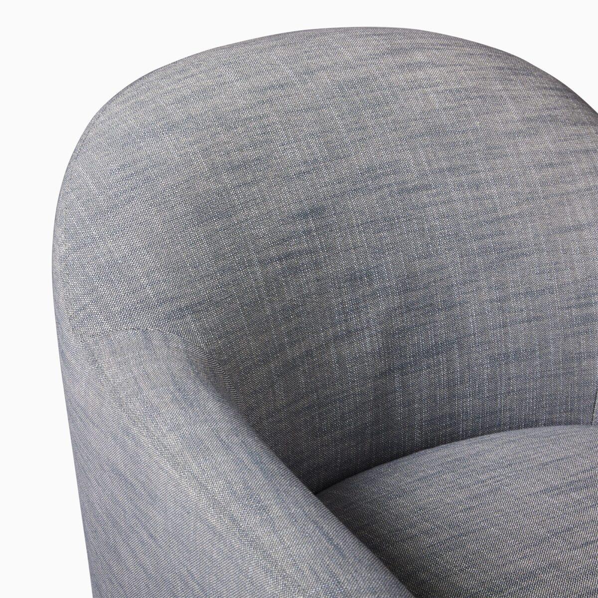 Ayu Swivel Chair - Grey Finish - Image 5