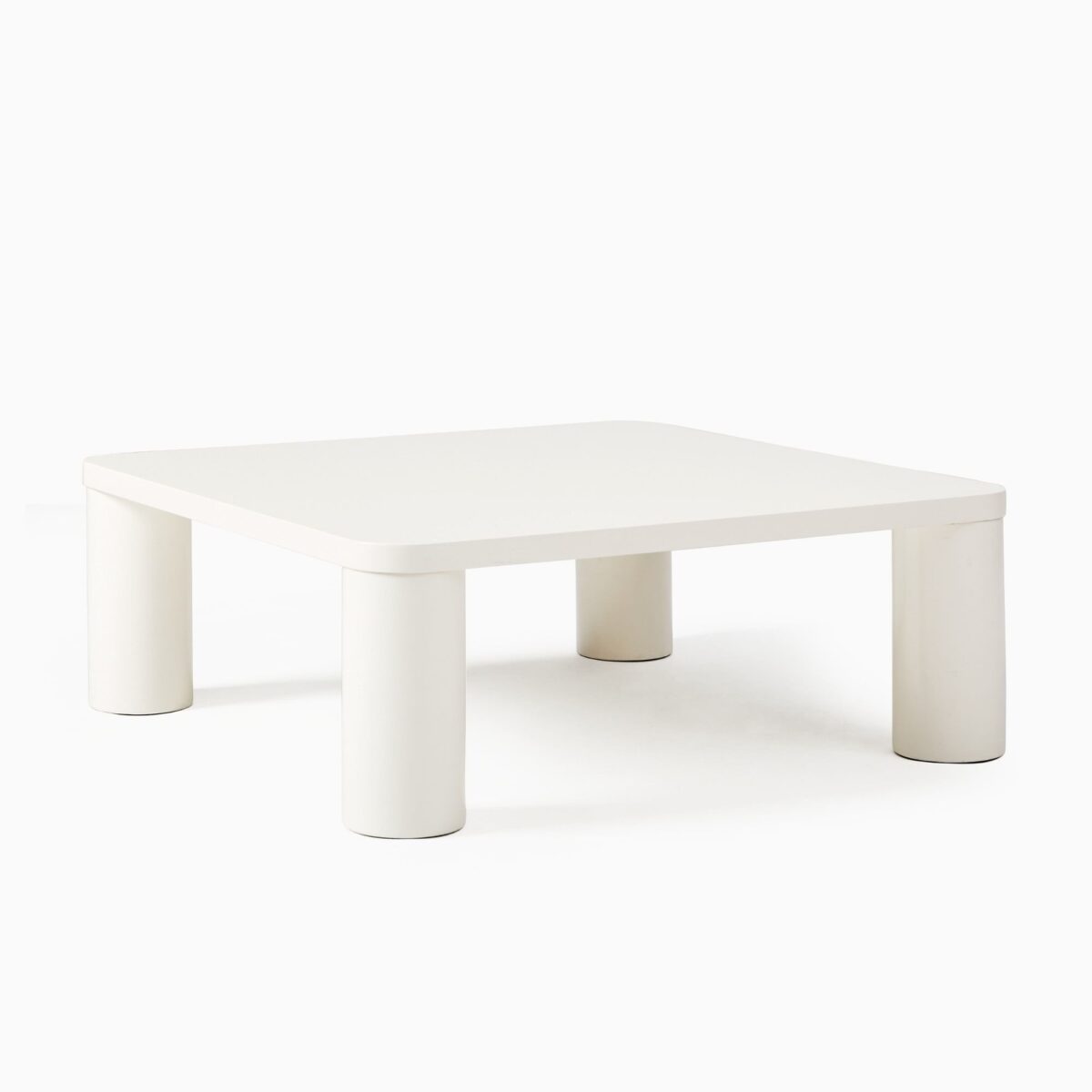 Hazel Square Coffee Table - White Finish - Image 4