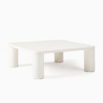 Hazel Square Coffee Table - White Finish