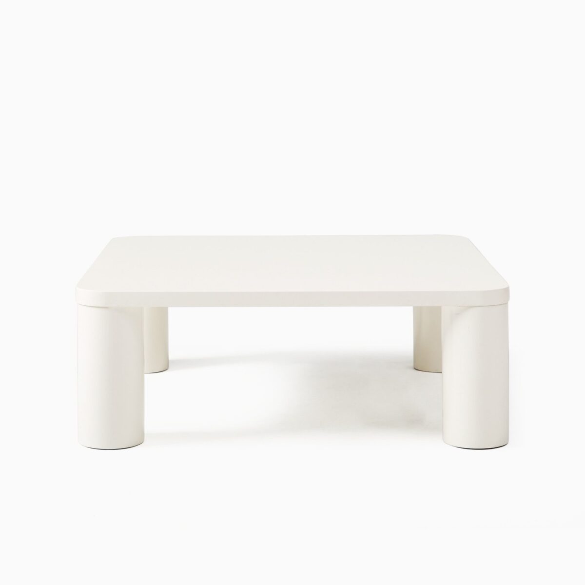 Hazel Square Coffee Table - White Finish - Image 3
