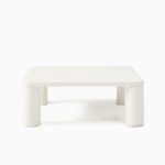 Hazel Square Coffee Table - White Finish - Image 3