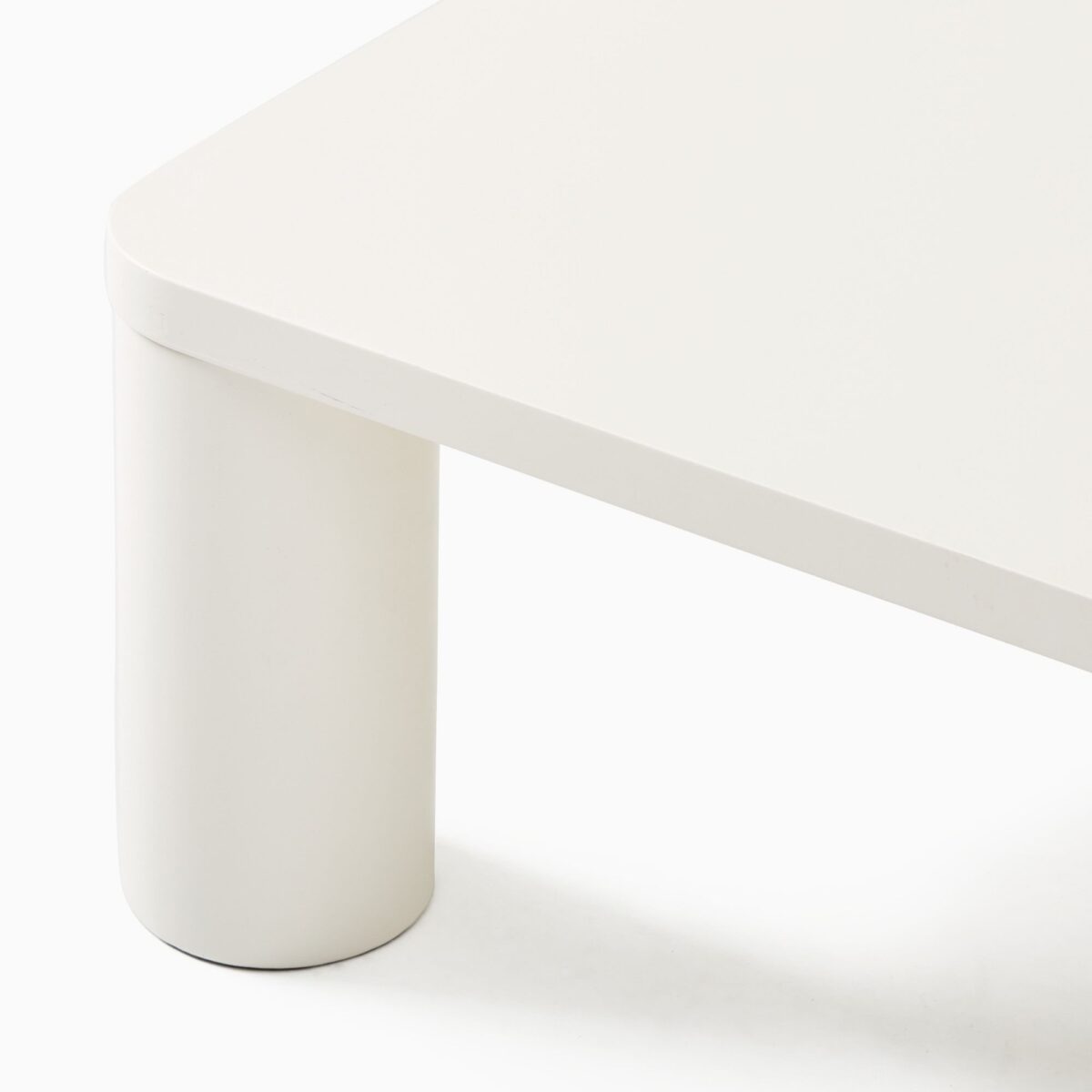 Hazel Square Coffee Table - White Finish - Image 2