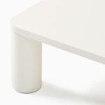Hazel Square Coffee Table - White Finish - Image 2