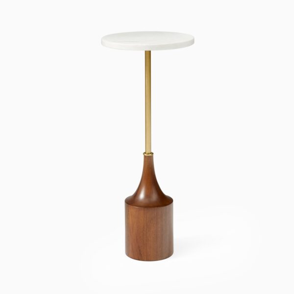 Damar Jati Drink Table - Natural Finish