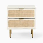 Savana Teak Rattan Nightstand - Image 2