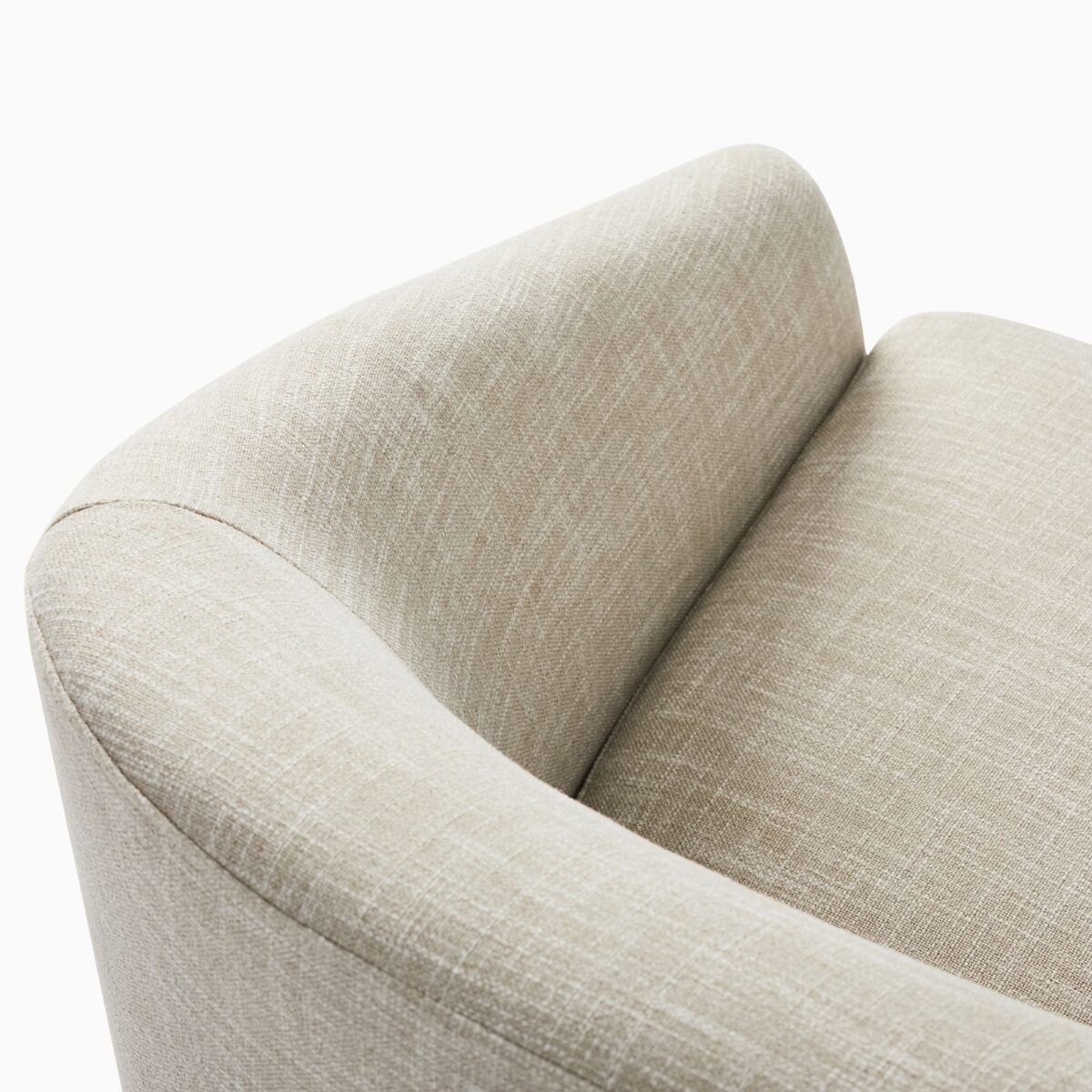 Jonah Teak Lounge Chair - Ivory Finish - Image 5