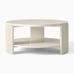 Sari Round Coffee Table - Ivory Finish - Image 3