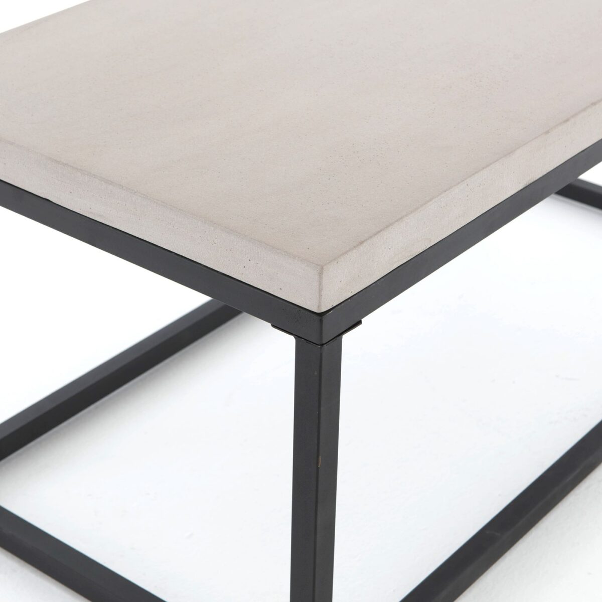 Aryani Rectangle Coffee Table - Black Frame - Image 4