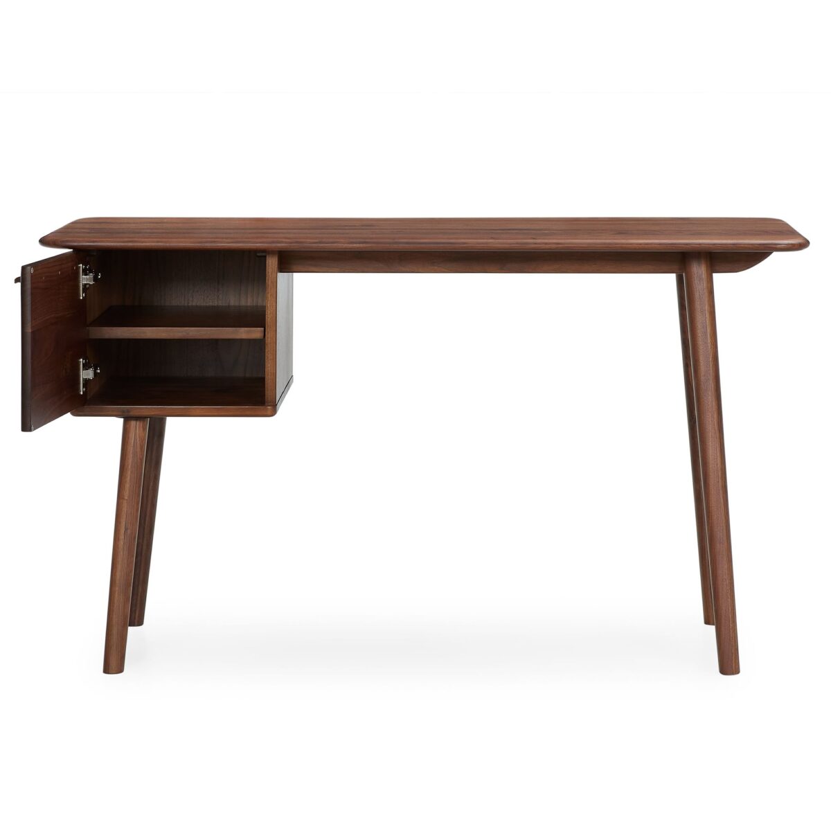 Kartika Teak Writing Desk - Walnut Finish - Image 3