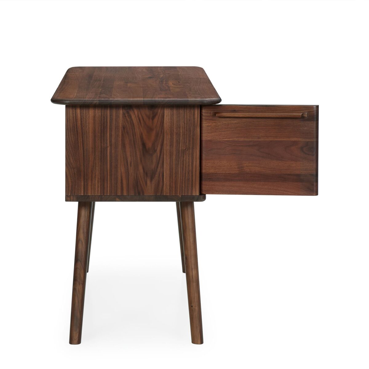 Kartika Teak Writing Desk - Walnut Finish - Image 5