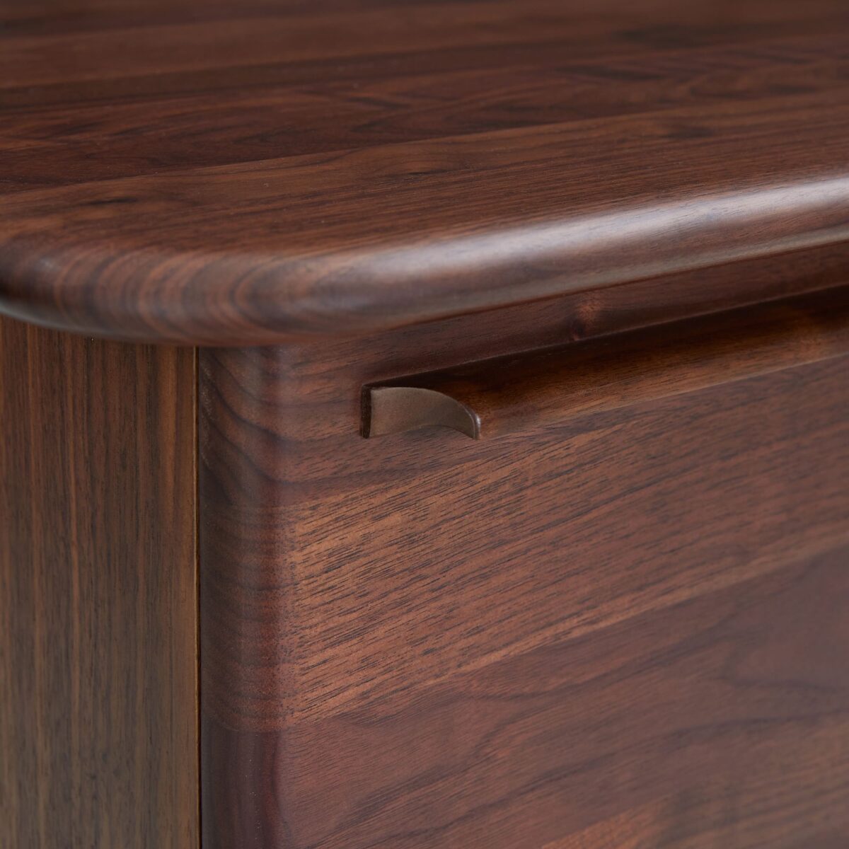 Kartika Teak Writing Desk - Walnut Finish - Image 7