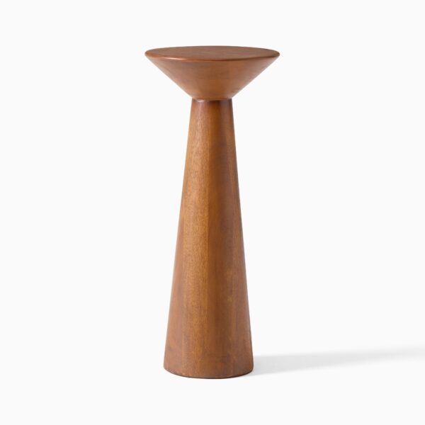 Raka Wooden Drink Table - Natural Finish