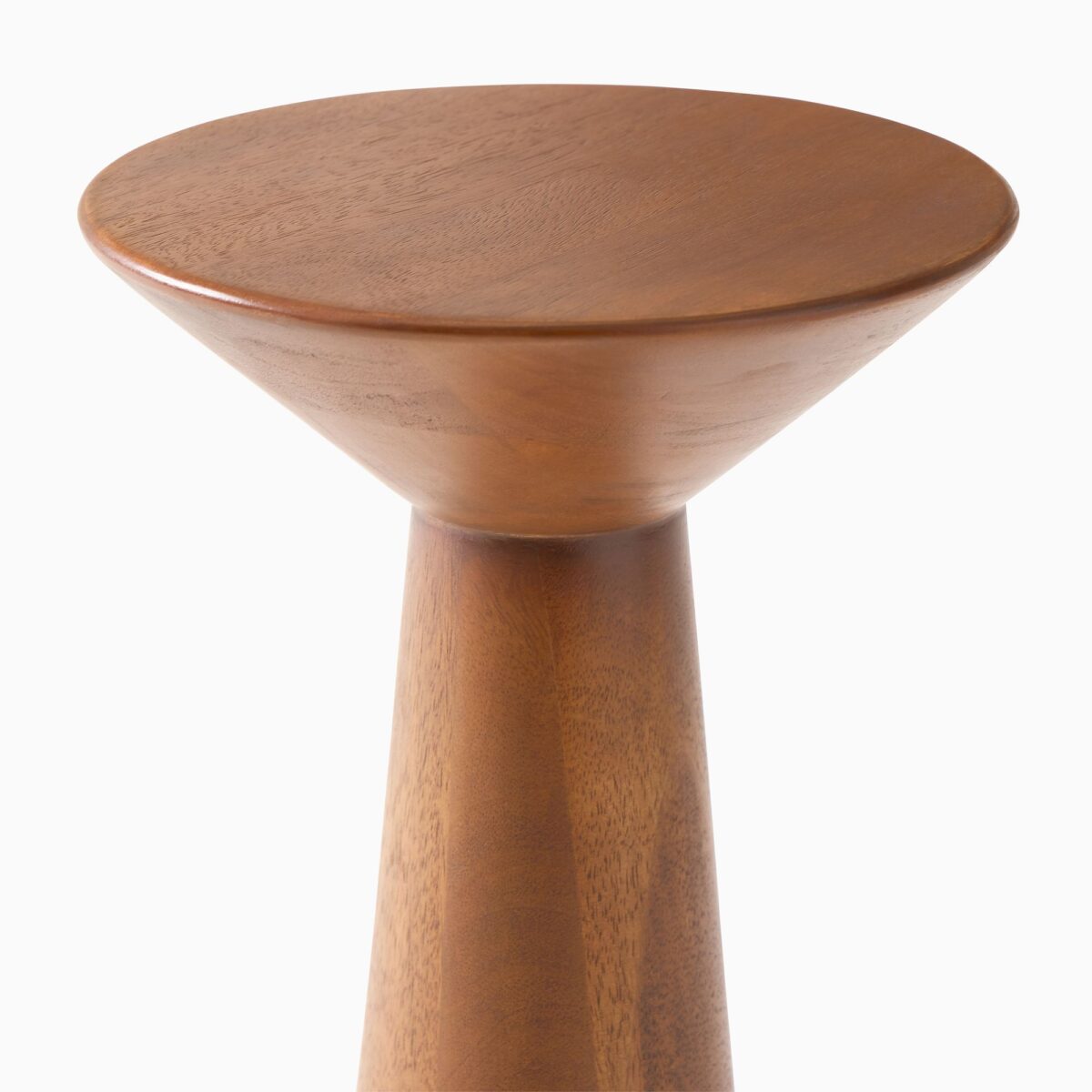 Raka Wooden Drink Table - Natural Finish - Image 2