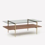 Gading Glass Coffee Table - Modern Finish