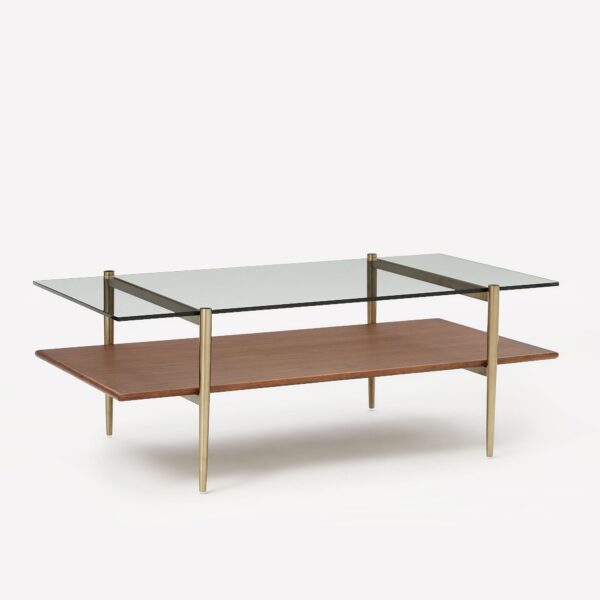 Gading Glass Coffee Table - Modern Finish