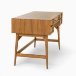 Srikandi Teak Writing Desk - Natural Finish - Image 2