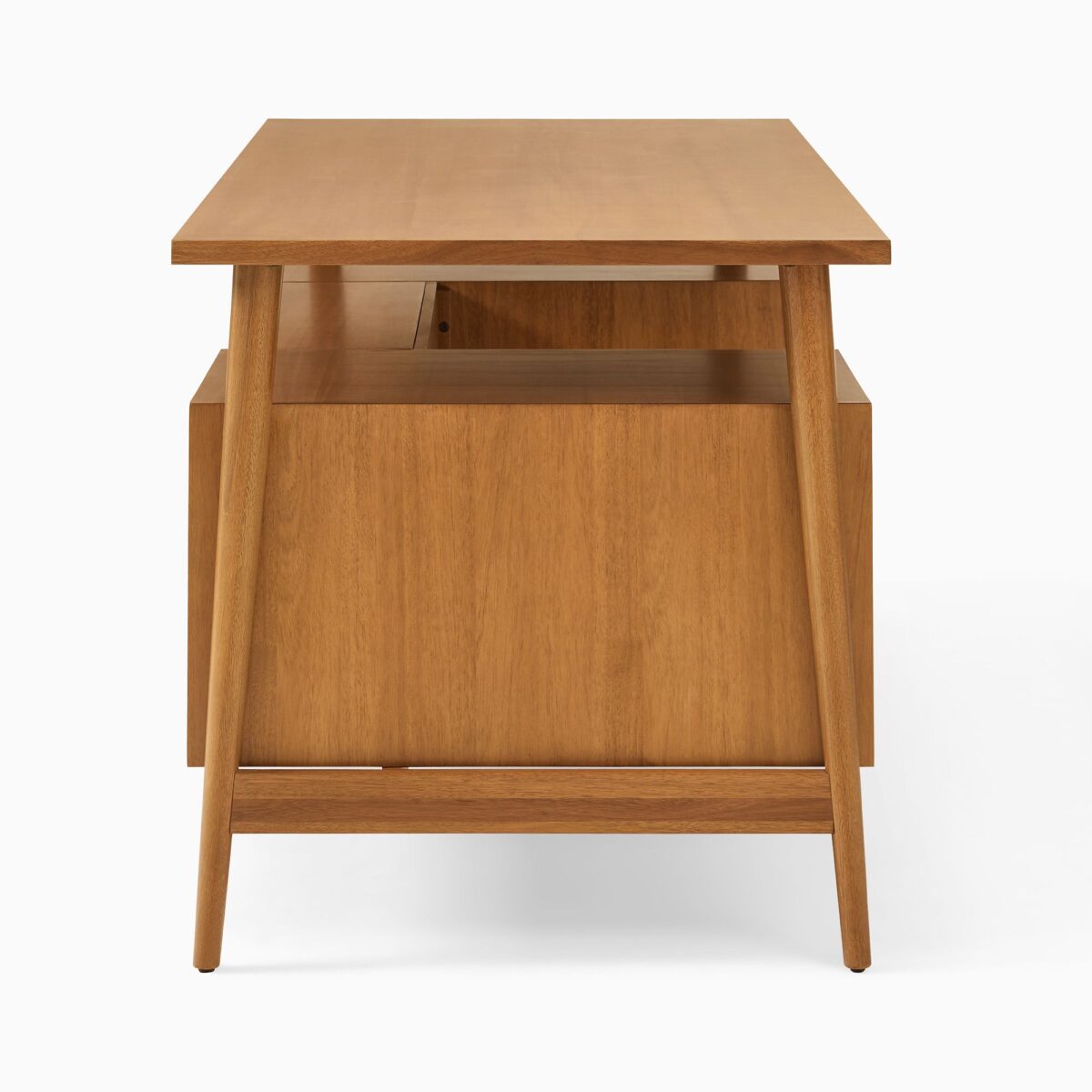 Kartini Teak Executive Desk - Natural Finish - Image 3