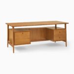 Kartini Teak Executive Desk - Natural Finish