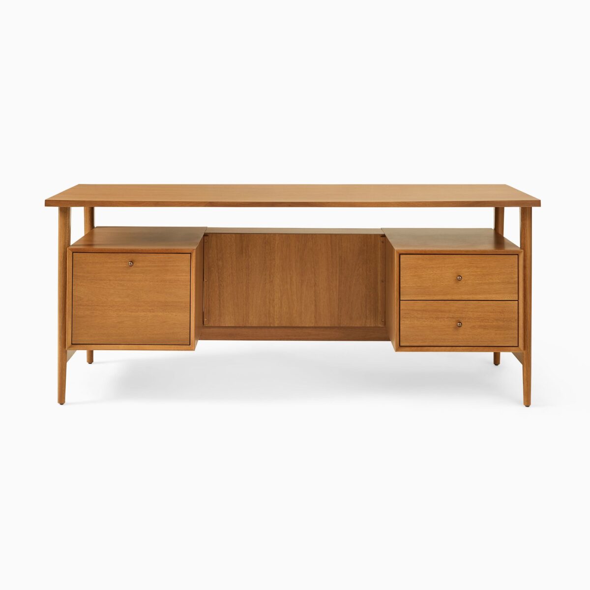 Kartini Teak Executive Desk - Natural Finish - Image 2