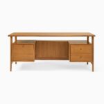 Kartini Teak Executive Desk - Natural Finish - Image 2