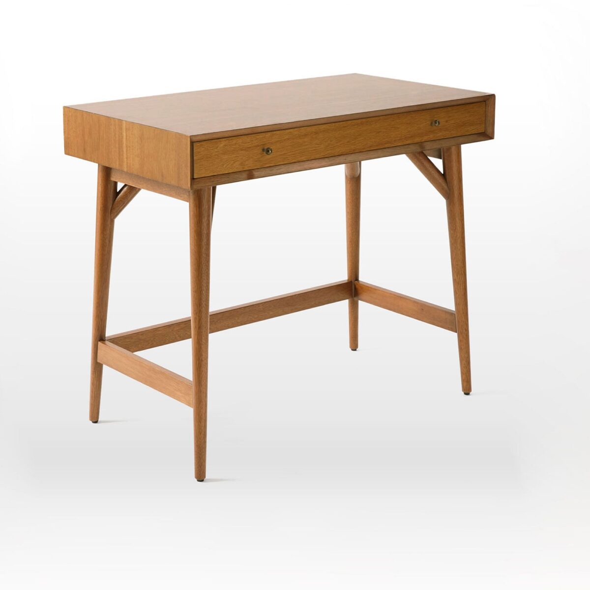 mid-century-kids-mini-desk-36-xl Laksamana Teak Writing Desk - Natural Finish - Image 1