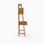 Ki Hajar Dewantara Teak Wall Desk - Natural Finish - Image 3